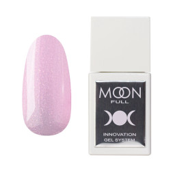 Рідкий гель Moon Full Liquid Builder Gel BG30 для зміцнення та моделювання рожева квітка з перламутром та шимером 15 мл