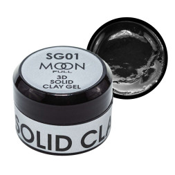 Гель-пластилин Moon Full 3D Solid Clay Gel SG01 прозрачный 5 мл