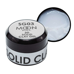 Гель-пластилин Moon Full 3D Solid Clay Gel SG03 молочный 5 мл