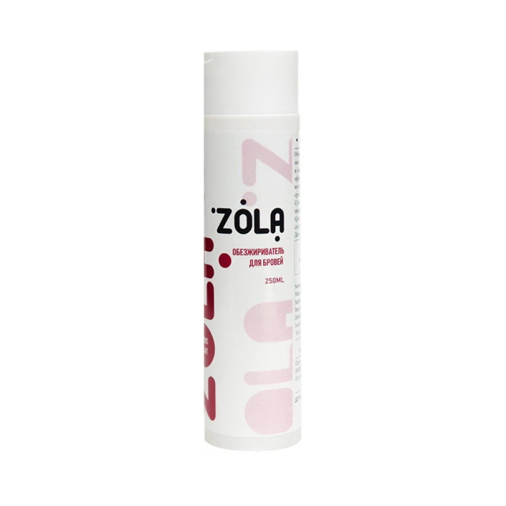 Знежирювач для брів ZOLA з ефектом загоєння і зволоження шкіри. 250 мл