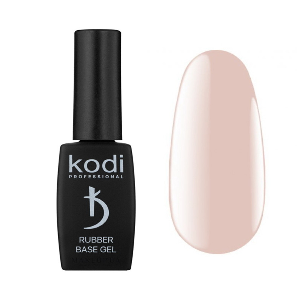 База цветная Kodi Professional Color Rubber Base Gel Pastel 02. пастельный молочно-кофейный. 8 мл