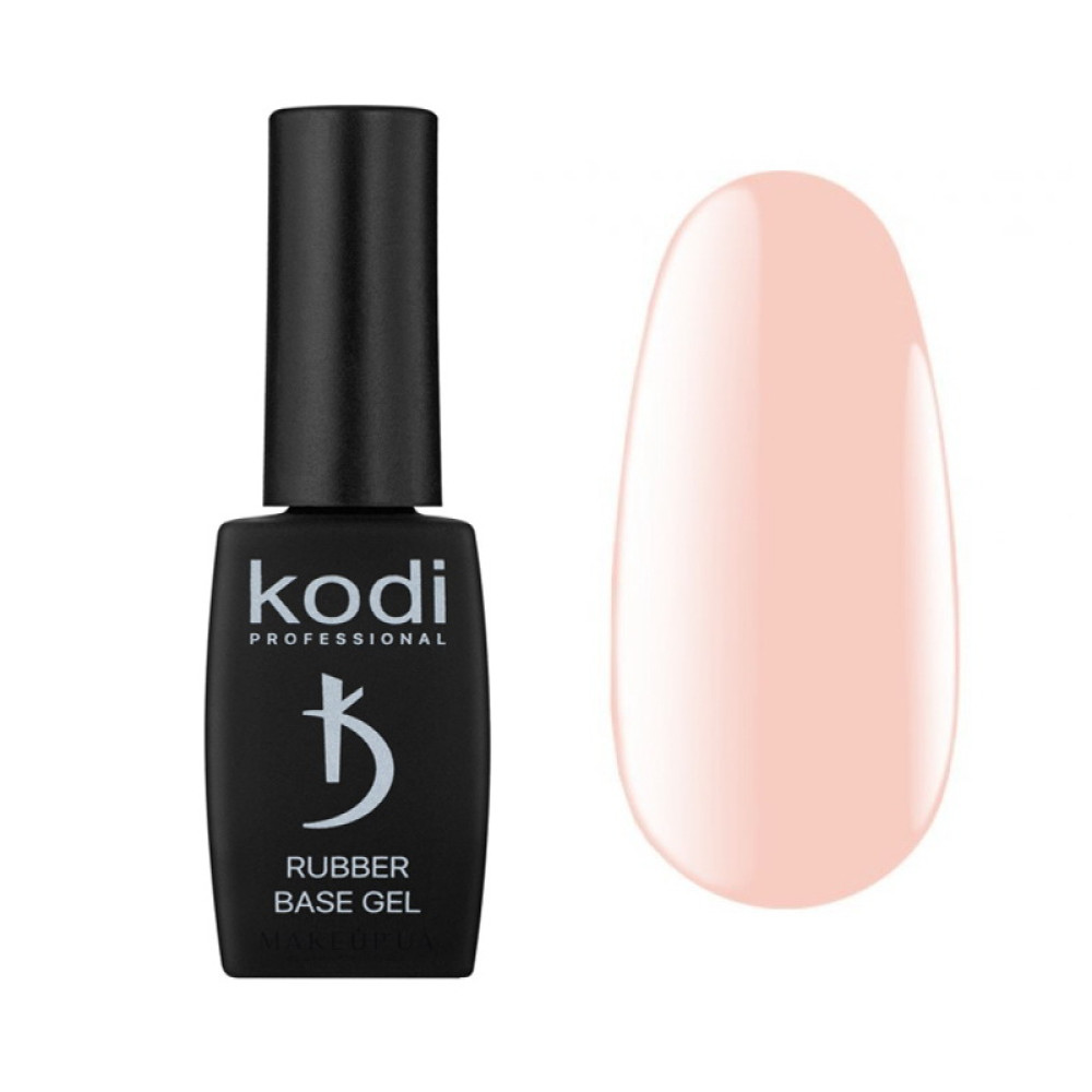 База цветная Kodi Professional Color Rubber Base Gel Pastel 03. пастельный пудрово-розовый. 8 мл