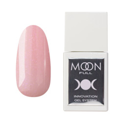 Рідкий гель Moon Full Liquid Builder Gel BG09 для зміцнення та моделювання пастельний бежево-рожевий з шимером 15 мл