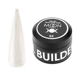 Гель моделюючий Moon Full Perl Builder Gel 32 ніжно-рожеві перли 30 мл