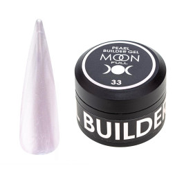 Гель моделюючий Moon Full Perl Builder Gel 33 світло-рожеві перли 30 мл