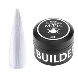 Гель моделюючий Moon Full Perl Builder Gel 34 світлі бузково-лілові перли 30 мл