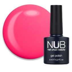 Гель-лак NUB 262 Piglet Pink сочный розовый 8 мл