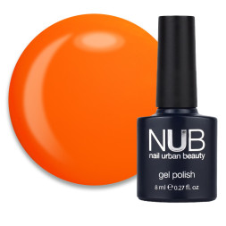 Гель-лак NUB 263 Coral Crush сочный оранжевый 8 мл