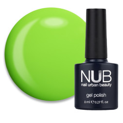 Гель-лак NUB 265 Grassland свежий салатовый 8 мл