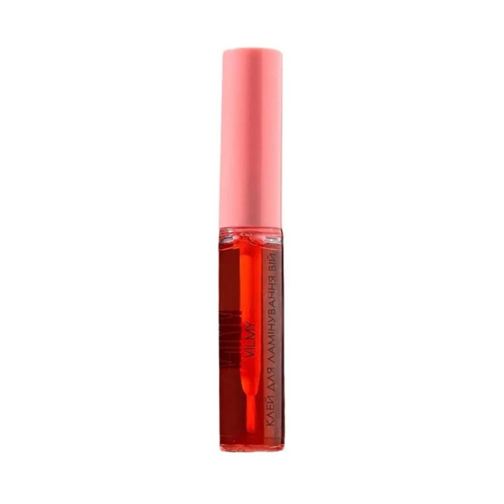 Клей для ламинирования и биозавивки ресниц Vilmy Pink с ароматом клубники 5 мл
