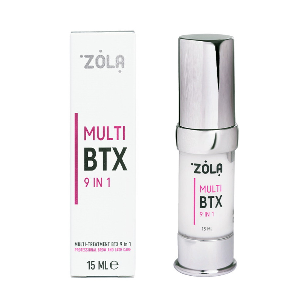 Багатофункціональний засіб для брів та вій ZOLA Multi-Treatment BTX 9 в 1 15 мл