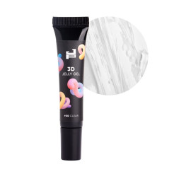Гель для объемных дизайнов Jerden Proff 3D Jelly Gel 00 Clear 8 г
