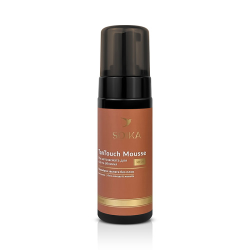 Мус-автозасмага для обличчя та тіла Soika TanTouch Mousse Medium з