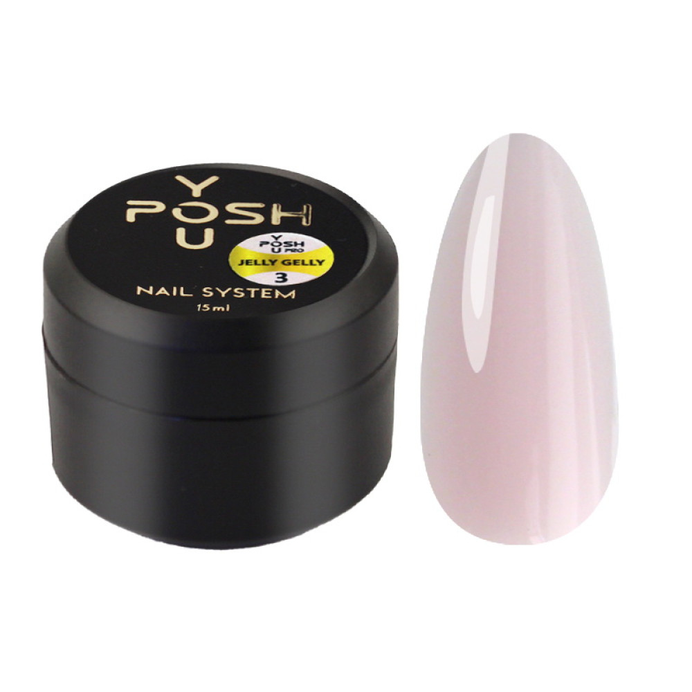 Гель для наращивания You POSH Jelly Gelly 03 розово-молочный 15 мл