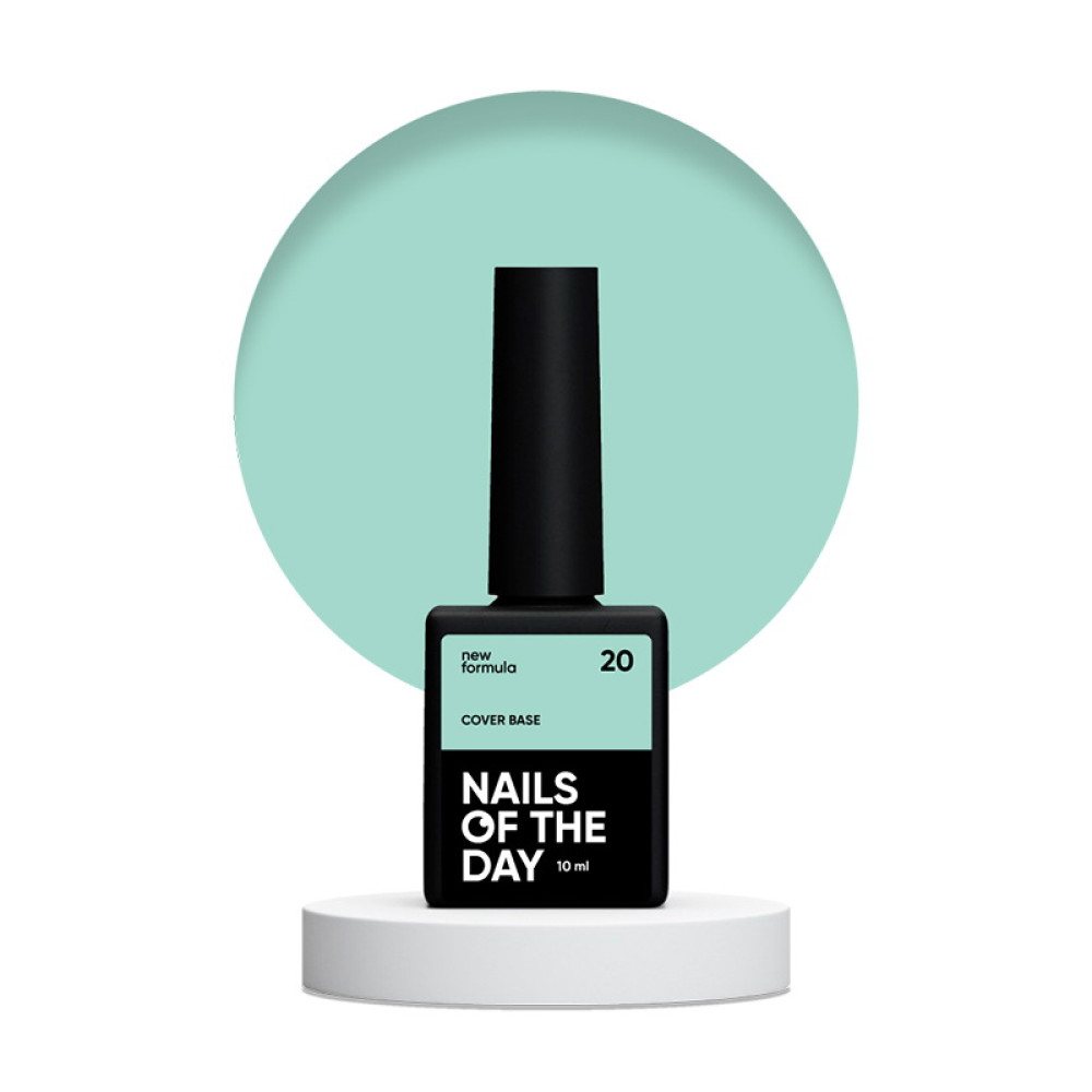 База камуфлююча Nails Of The Day Cover Base New Formula 20 мʼятний 10  мл