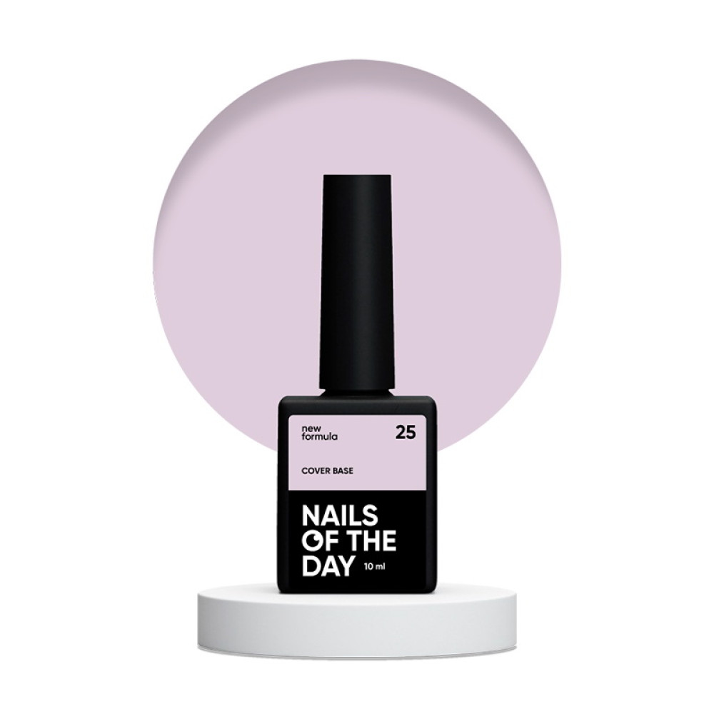 База камуфлююча Nails Of The Day Cover Base New Formula 25 ніжно-рожевий 10  мл