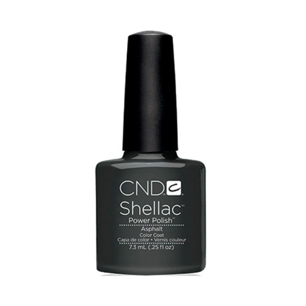 CND Shellac Asphalt темно-сірий мокрий асфальт. 7.3 мл