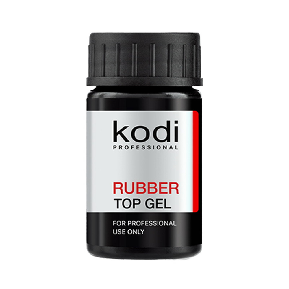 Топ каучуковый для гель-лака Kodi Professional Rubber Top. без кисточки. 14 мл