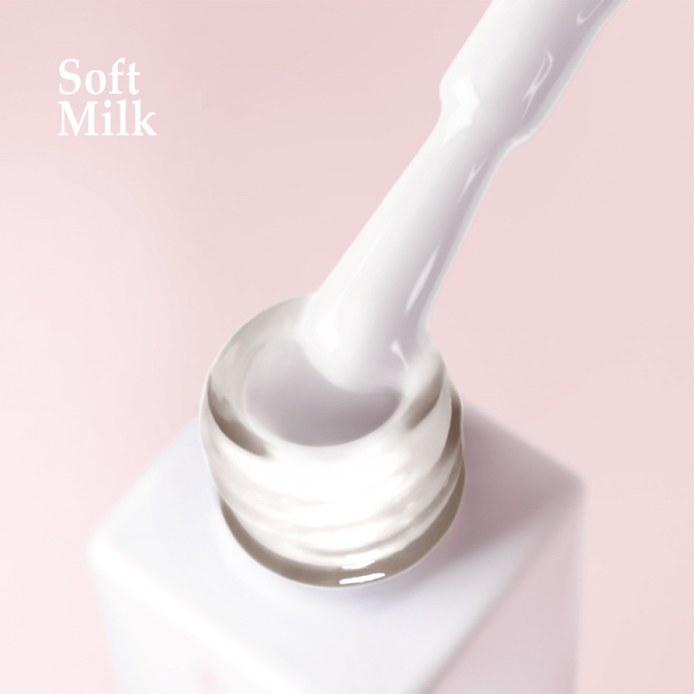 База камуфлююча для гель-лаку JOIA vegan BB Сream Base Soft Milk молочний 8 мл