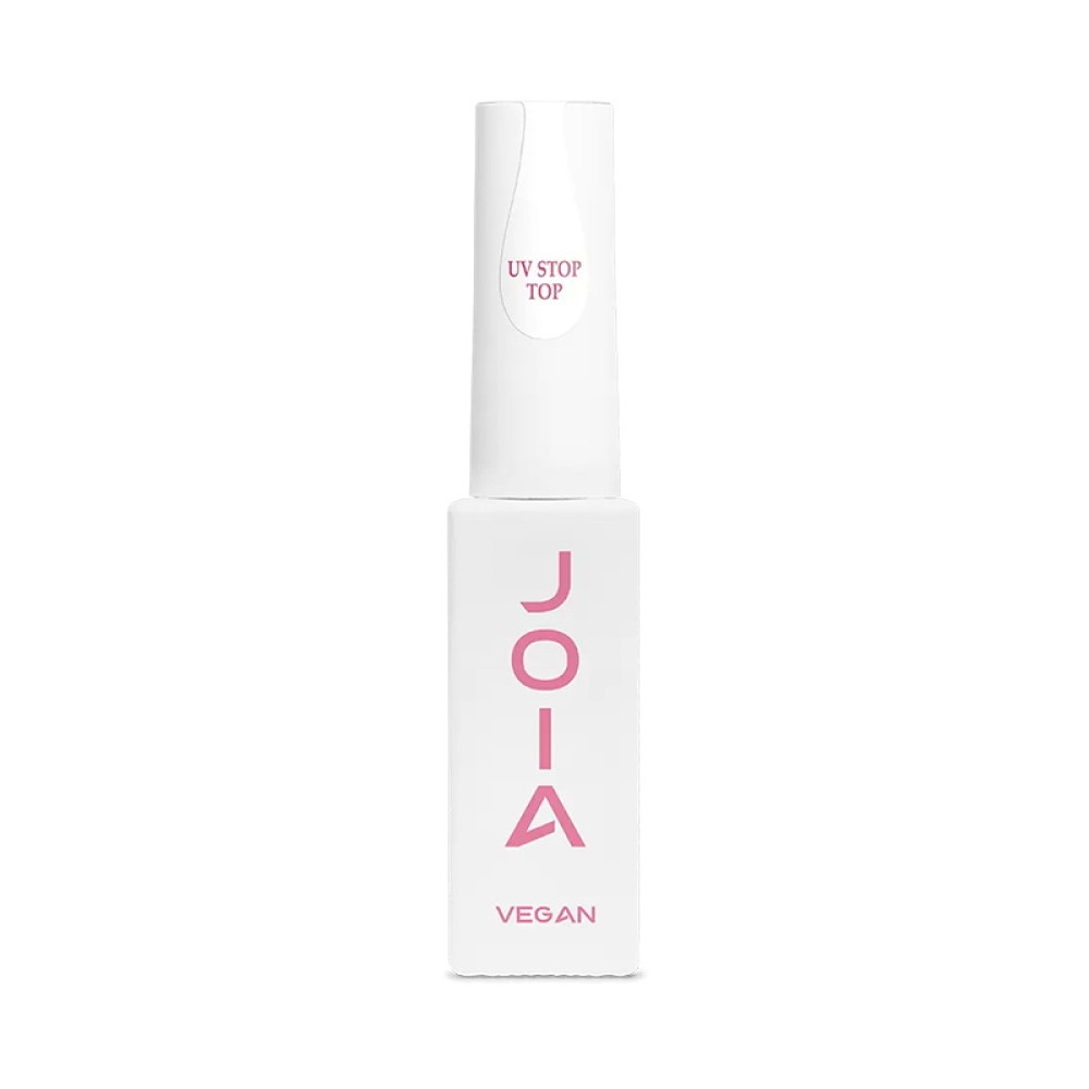 Топ надміцний для гель-лаку без липкого шару JOIA vegan UV Stop Top з UV-фільтром 8 мл