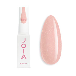 Жидкий гель JOIA vegan PolyLiquid Gel Apricot Gleam для укрепления и моделирования персиковий с шиммером 8 мл