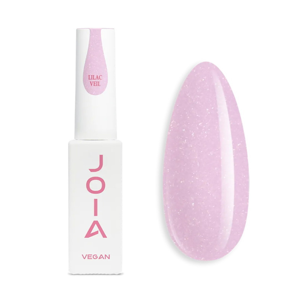 Рідкий гель JOIA vegan PolyLiquid Gel Apricot Gleam для зміцнення та моделювання світло-ліловий з шимером 8 мл