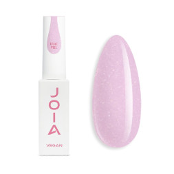 Жидкий гель JOIA vegan PolyLiquid Gel Lilac Veil для укрепления и моделирования светло-лиловый с шиммером 8 мл