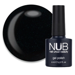 Гель-лак NUB 239 Northern Lights темный серо-зеленый с шиммером 8 мл