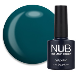 Гель-лак NUB 240 Boundless насыщенный зелено-бирюзовый 8 мл