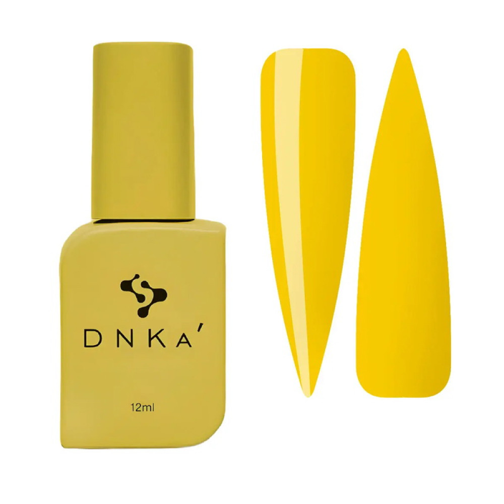 Рідкий гель DNKa Liquid Acrygel Island 0042 Seychelles для зміцнення нігтів соковитий жовтий 12 мл