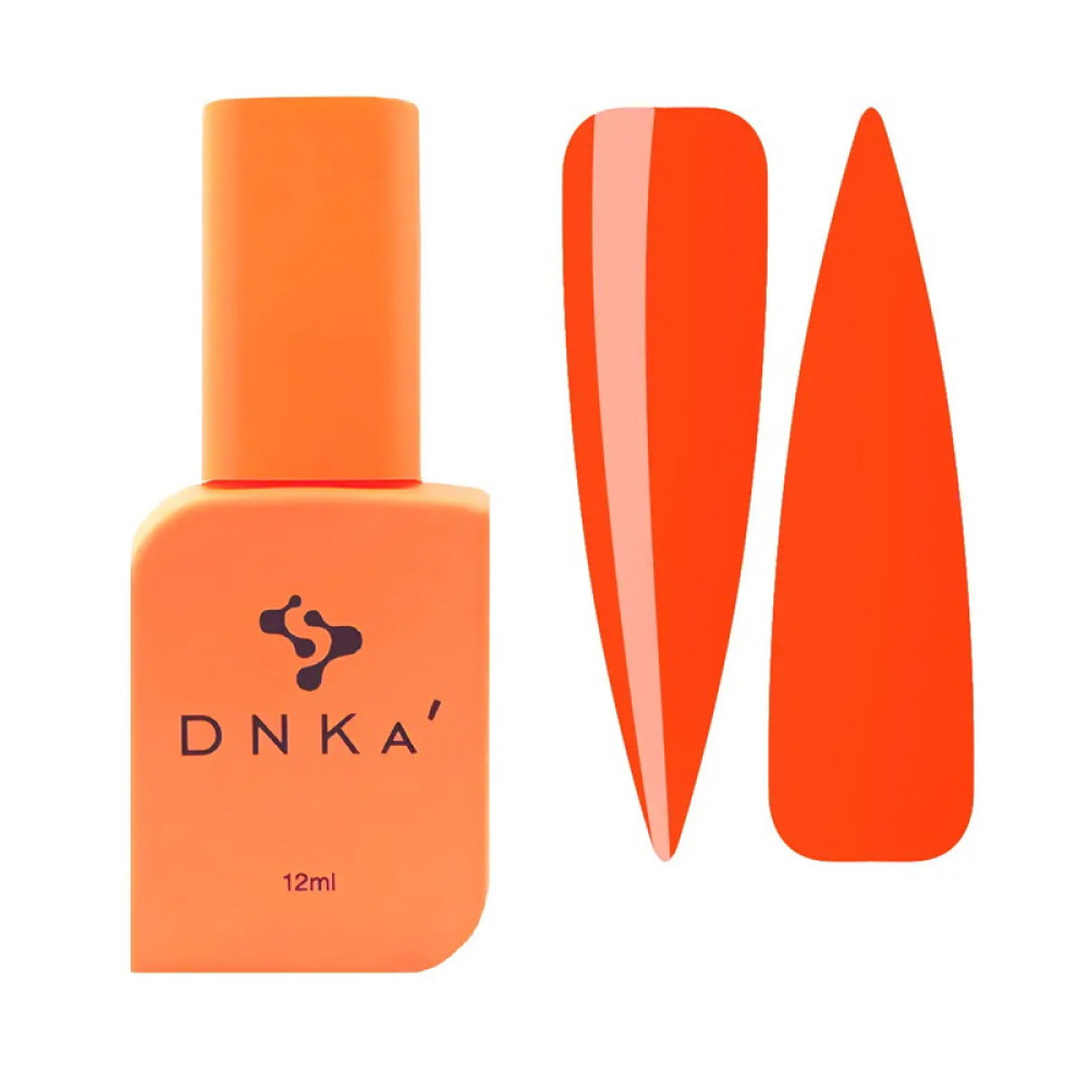 Рідкий гель DNKa Liquid Acrygel Island 0044 Santorini для зміцнення нігтів соковитий помаранчевий 12 мл