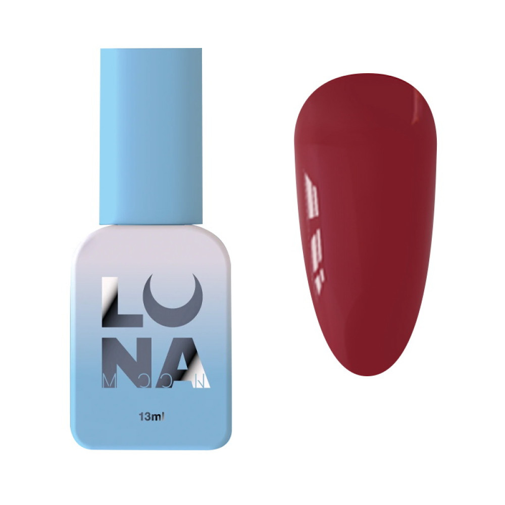 Гель-лак Luna Color Gel 005 насыщенный черешнево-красный 13 мл