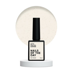 Гель-лак Nails Of The Day Lets Special Bridgerton 189 Daphne молочный с золотой поталью 10 мл