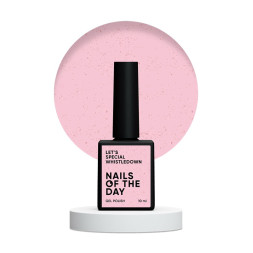 Гель-лак Nails Of The Day Lets Special Bridgerton 180 Whistledown розовый с золотой поталью 10 мл