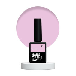 Топ для гель-лаку без липкого шару Nails Of The Day Color Top 01 ніжно-рожевий 10 мл