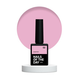 Топ для гель-лаку без липкого шару Nails Of The Day Color Top 02 рожевий нюд 10 мл