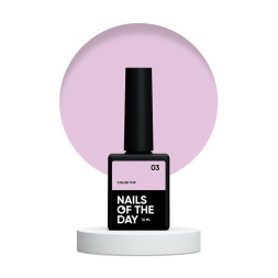 Топ для гель-лаку без липкого шару Nails Of The Day Color Top 03 пильно-рожевий 10 мл