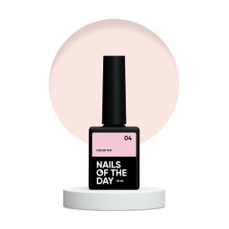 Топ для гель-лаку без липкого шару Nails Of The Day Color Top 04 світло-бежевий 10 мл