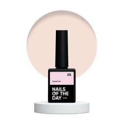 Топ для гель-лаку без липкого шару Nails Of The Day Color Top 05 коричневий нюд 10 мл