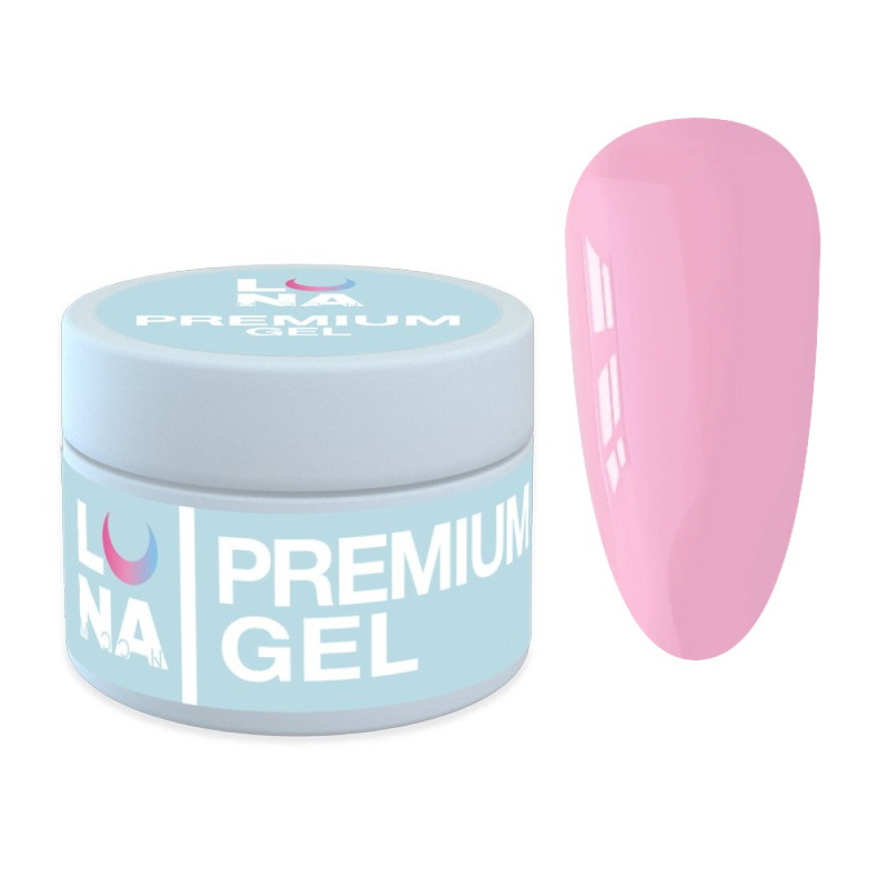 Гель для наращивания Luna Premium Gel 15 розовая роза 30 мл