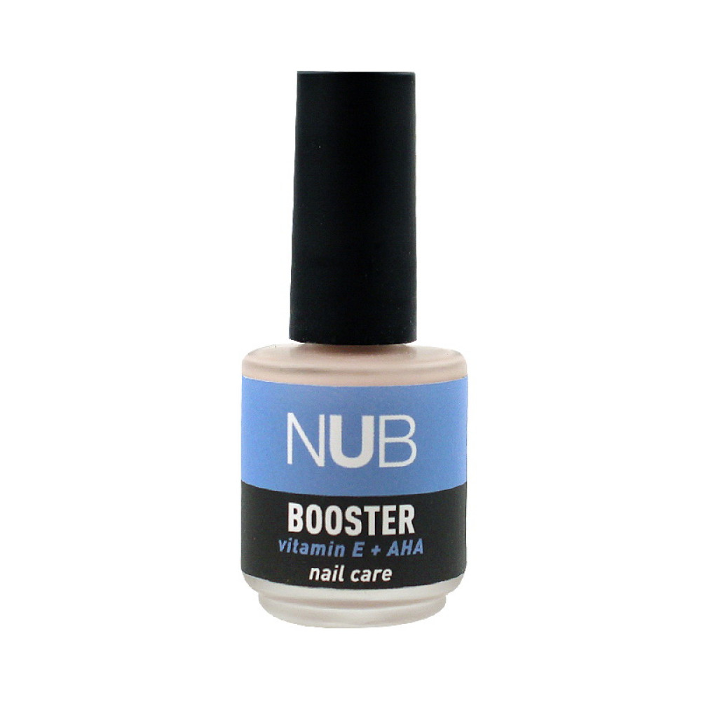 Средство для укрепления ногтей NUB Nail Booster с AHA кислотами и витамином Е. 15 мл