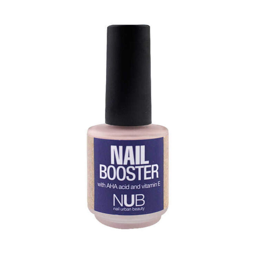 Средство для укрепления ногтей NUB Nail Booster с AHA кислотами и витамином Е. 15 мл