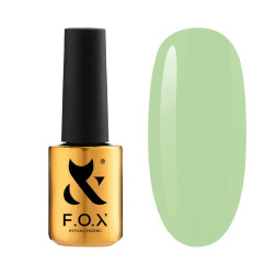 Гель-лак F.O.X Spectrum Gel Vinyl 057 Flawless молочный лайм. 7 мл