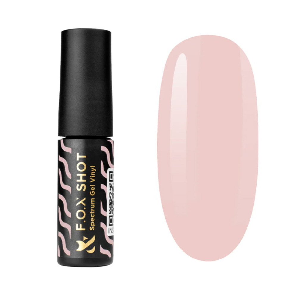 Гель-лак F.O.X Shot Spectrum Gel Vinyl 045 Wife изысканный розовый беж. 5 мл