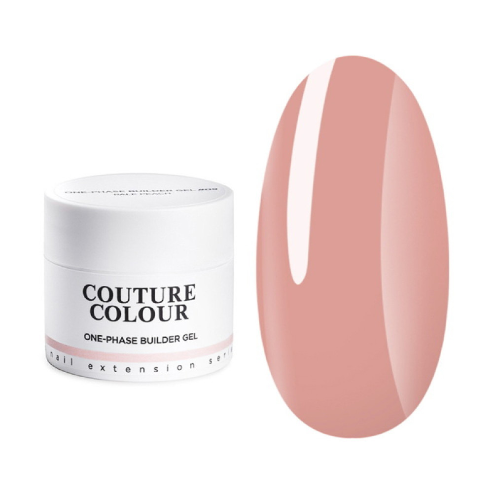 Гель однофазний Couture Colour 1-phase Builder Gel 10 Pale Peach світлий персиковий 50 мл