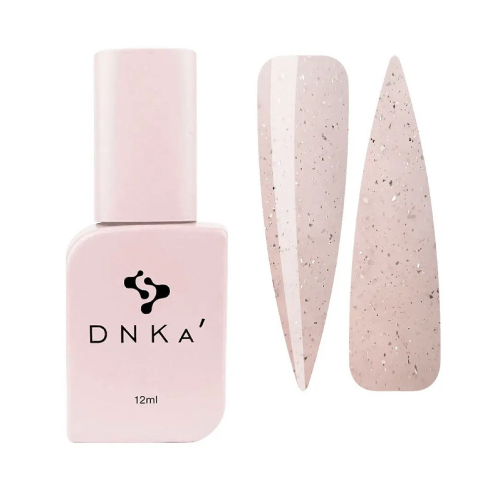 Рідкий гель DNKa Liquid Acrygel Sky Full Of Stars 0049 Apus для зміцнення нігтів бежевий з блискітками 12 мл