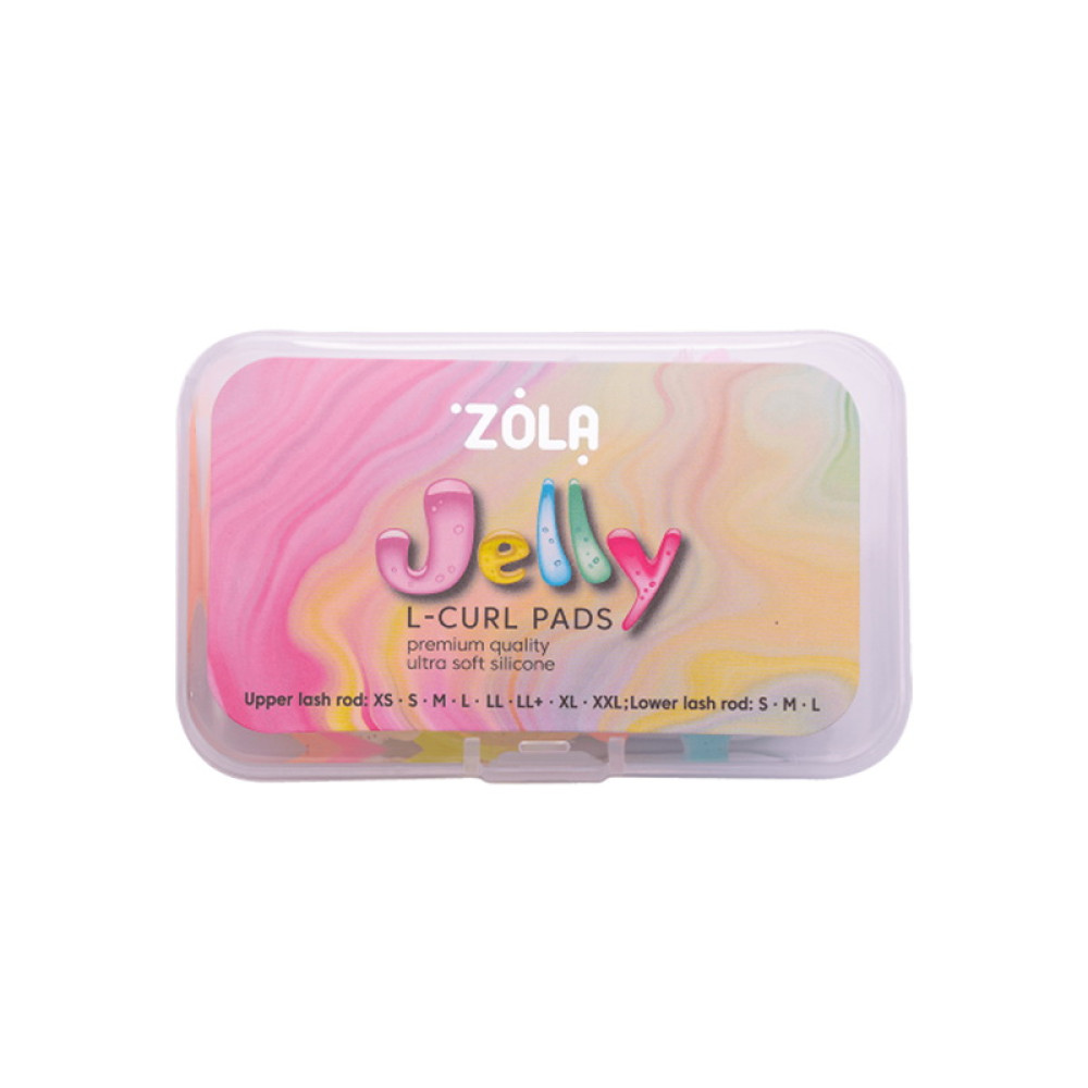 Валики силиконовые для ламинирования ресниц ZOLA Jelly L-Curl Pads верхних XS. S. M. L. LL. LL. XL. XXL и нижних S-L