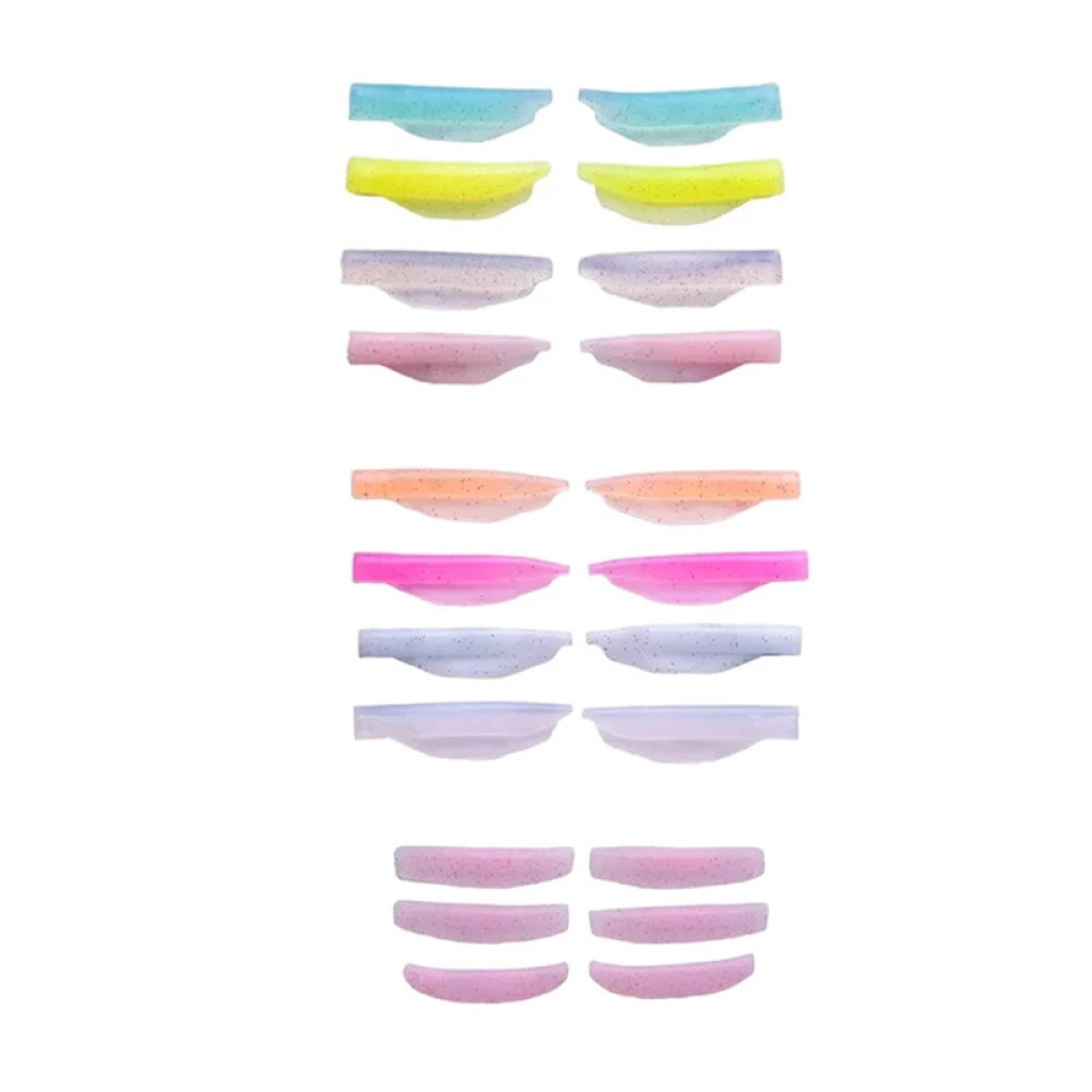 Валики силиконовые для ламинирования ресниц ZOLA Jelly L-Curl Pads верхних XS. S. M. L. LL. LL. XL. XXL и нижних S-L