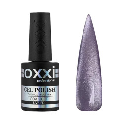 Гель-лак Oxxi Professional Crystal Cat 006 бузковий з шимером 10 мл
