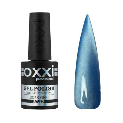 Гель-лак Oxxi Professional Summer Silk Cat 005 сине-голубой с перламутром 10 мл